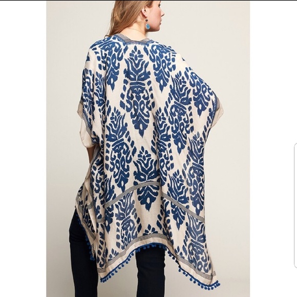 🌟 LAST ONE🌟 💙 BOHO 💙 Chic Kimono - Picture 4 of 4